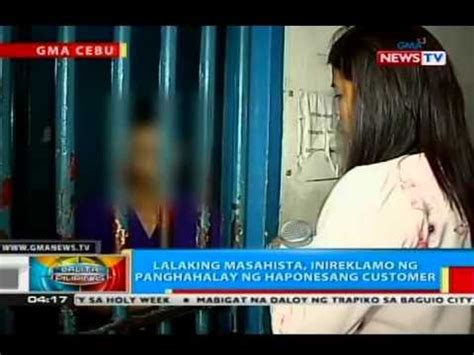pinagpalang masahista|15 lalaking masahista na nagbibigay raw ng extra service, sinagip .